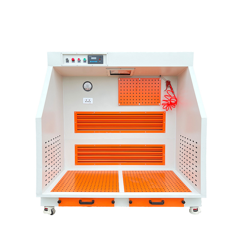 Low-style polishing and grinding dust collection table